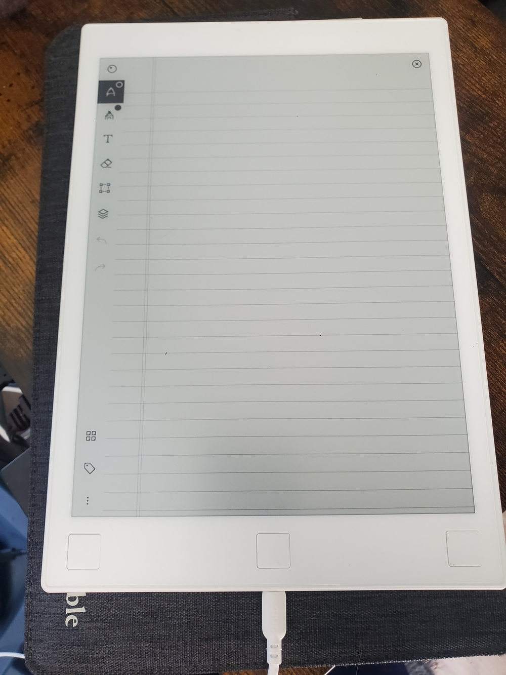 ReMarkable Paper Tablet RM102 With Stylus, Charger & Folder Case.